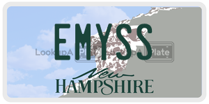 EMYSS  license plate in NH
