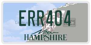 ERR4O4  license plate in NH