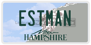 ESTMAN  license plate in NH