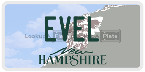 EVEL  license plate in NH