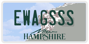 EWAGSSS  license plate in NH
