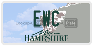 EWC  license plate in NH