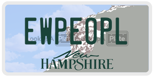 EWPEOPL  license plate in NH