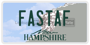 FASTAF  license plate in NH