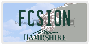 FCSION  license plate in NH