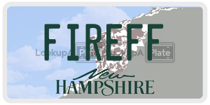 FIREFF  license plate in NH