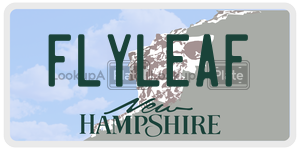 FLYLEAF  license plate in NH