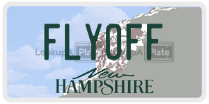 FLYOFF  license plate in NH