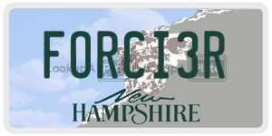 FORCI3R  license plate in NH