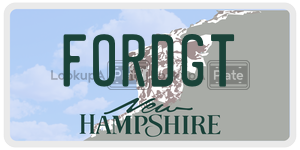 FORDGT  license plate in NH
