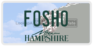FOSHO  license plate in NH