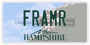 FRAMR  license plate in NH