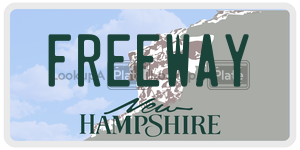FREEWAY  license plate in NH