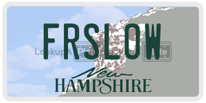 FRSLOW  license plate in NH