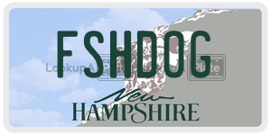 FSHDOG  license plate in NH