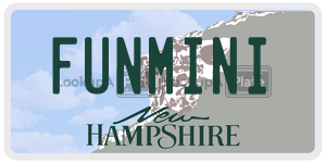 FUNMINI  license plate in NH