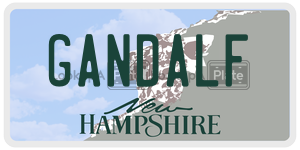 GANDALF  license plate in NH