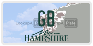 GB  license plate in NH