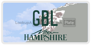 GBL  license plate in NH
