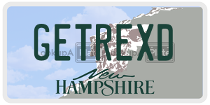 GETREXD  license plate in NH