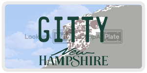 GITTY  license plate in NH