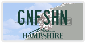 GNFSHN  license plate in NH