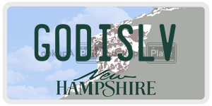GODISLV  license plate in NH