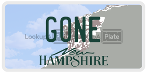 GONE  license plate in NH