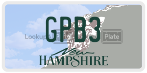 GPB3  license plate in NH
