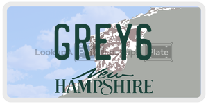 GREY6  license plate in NH