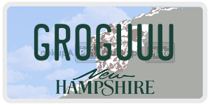 GROGUUU  license plate in NH