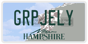 GRPJELY  license plate in NH
