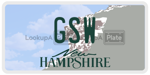 GSW  license plate in NH