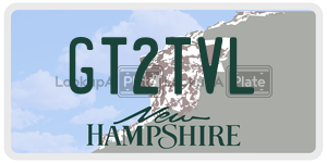 GT2TVL  license plate in NH