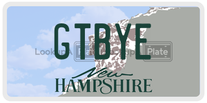 GTBYE  license plate in NH