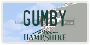 GUMBY  license plate in NH