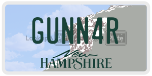 GUNN4R  license plate in NH