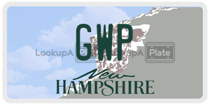 GWP  license plate in NH