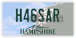 H46SAR  license plate in NH