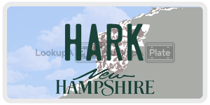 HARK  license plate in NH