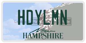 HDYLMN  license plate in NH