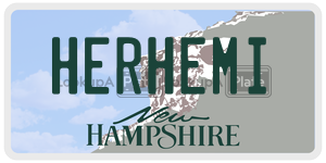 HERHEMI  license plate in NH