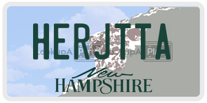 HERJTTA  license plate in NH