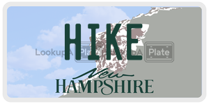 HIKE  license plate in NH