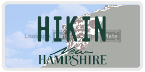 HIKIN  license plate in NH