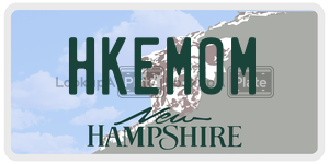 HKEMOM  license plate in NH