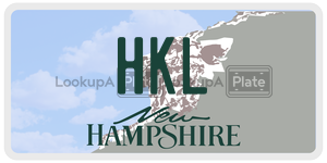 HKL  license plate in NH
