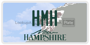 HMH  license plate in NH