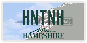 HNTNH  license plate in NH