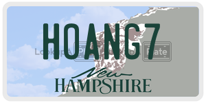 HOANG7  license plate in NH